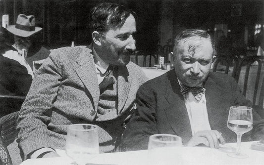 Stefan Zweig and Josef Roth in Ostende