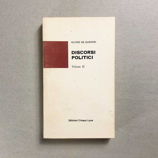 libro-discorsi-politici-alcide-de-gasperi-edizioni-cinque-lune-copertina